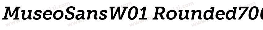 MuseoSansW01 Rounded700字体转换